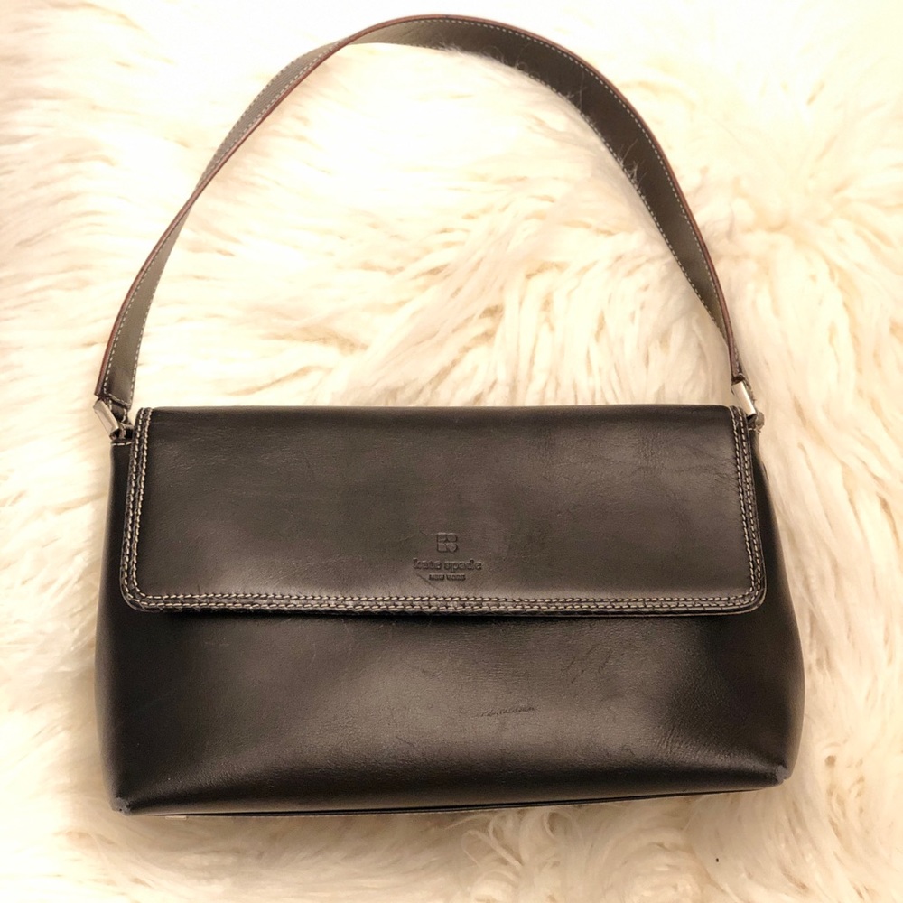 Kate Spade Black Leather Shoulder Bag